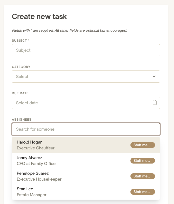What are notifications about tasks assigned to me?