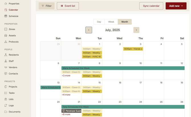 calendar